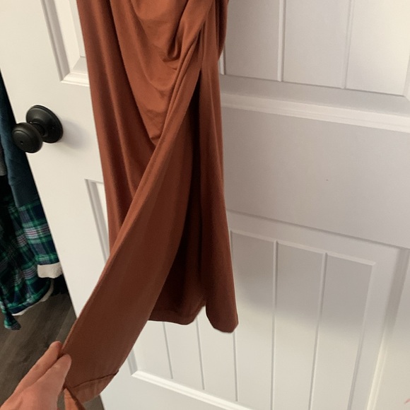 Elevated Presence Sleeveless Ruched Funnel Neck Midi Dress -NWT! - Picture 8 of 11